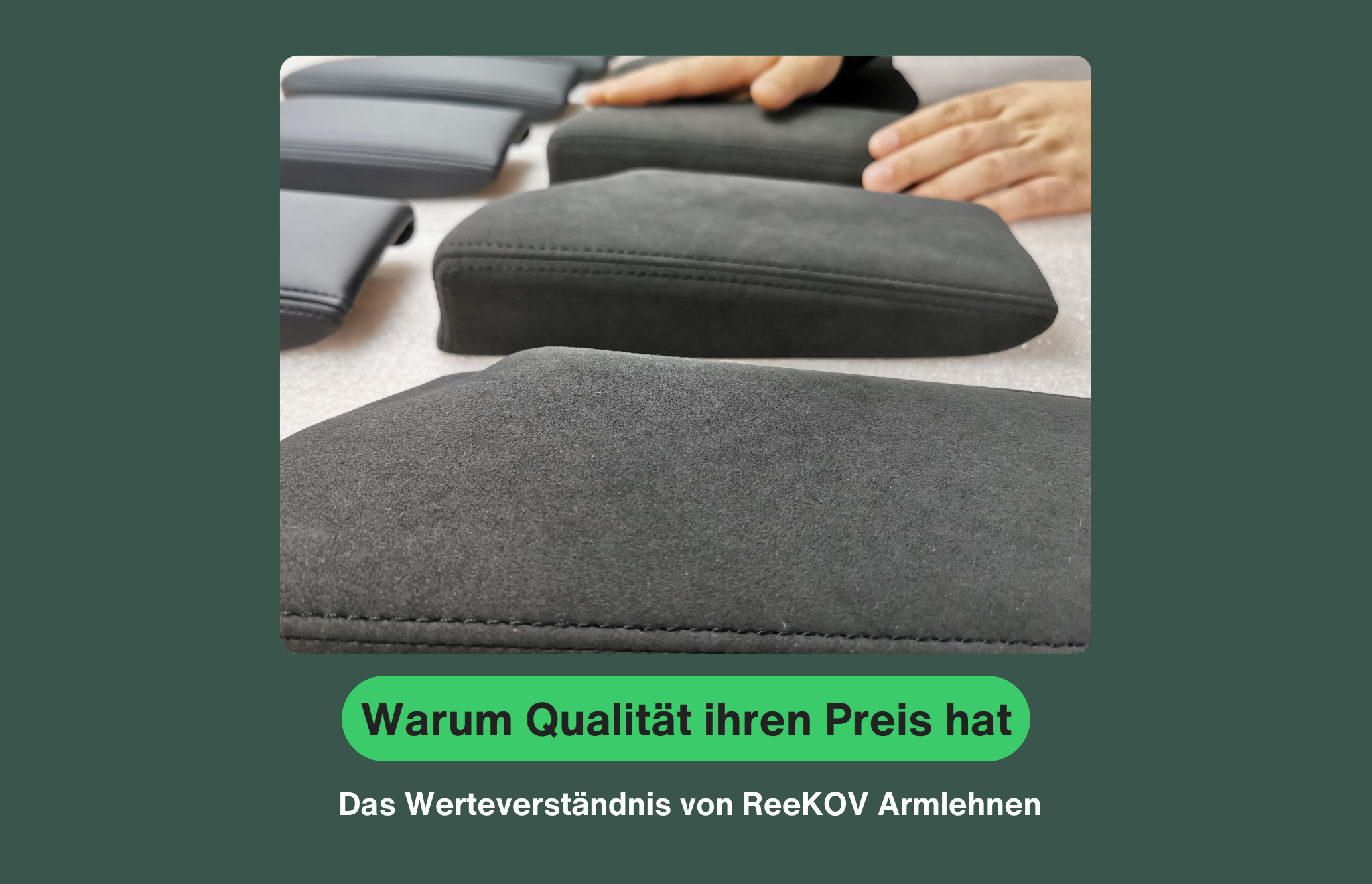 ReeKOV Armlehnen: Handgefertigt in Deutschland aus hochwertigen Materialien für maximalen Komfort und Langlebigkeit.